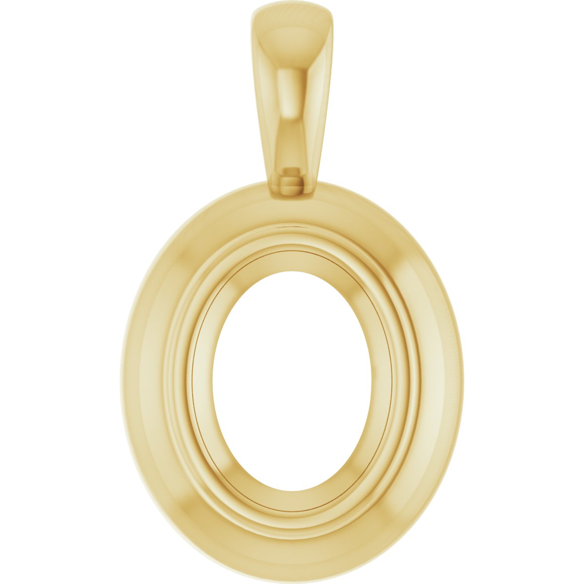 Bezel-Set Solitaire Pendant