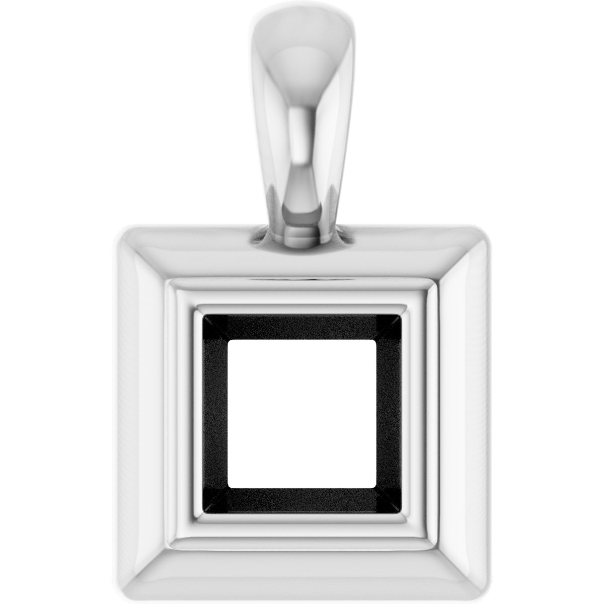 Bezel-Set Solitaire Pendant
