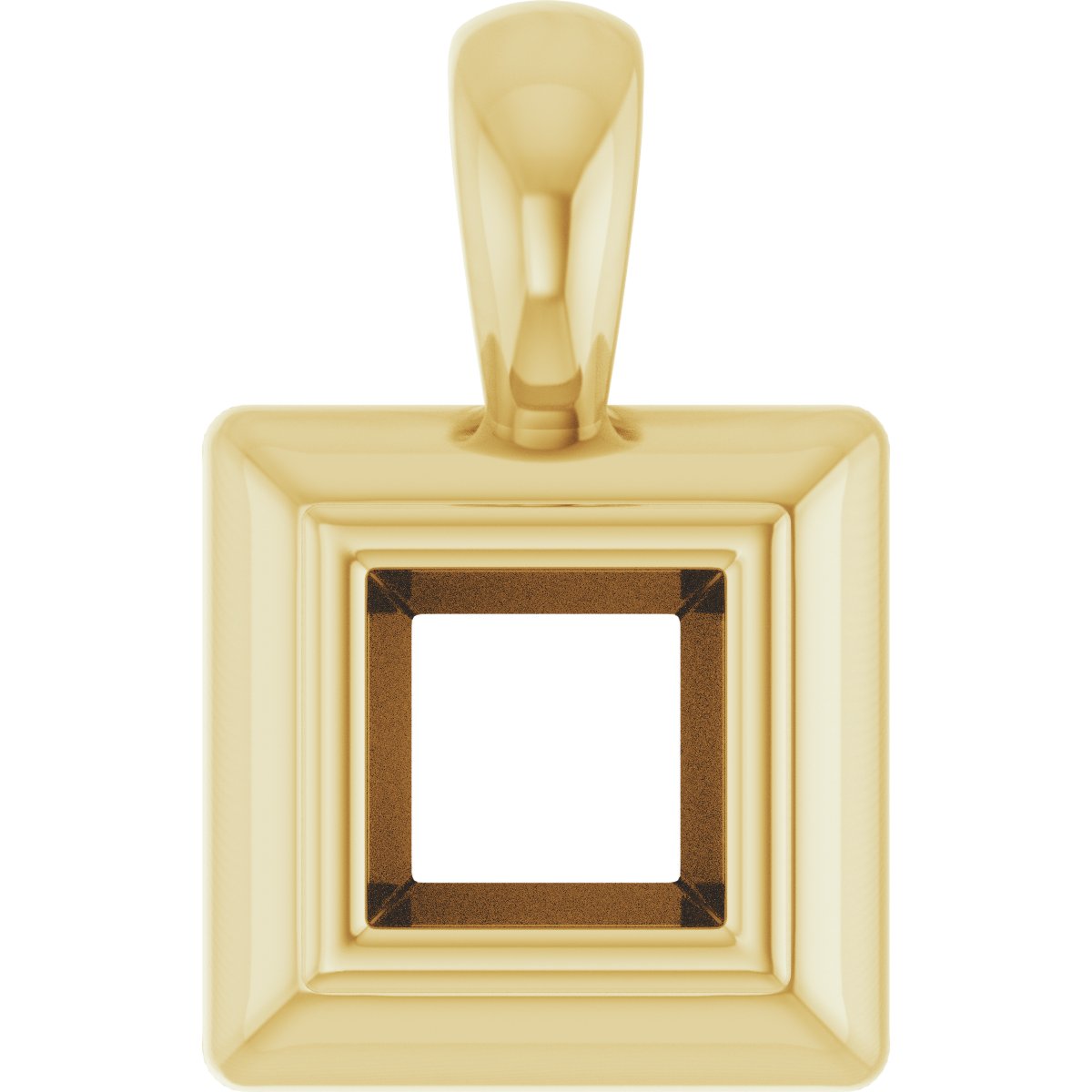 Bezel-Set Solitaire Pendant