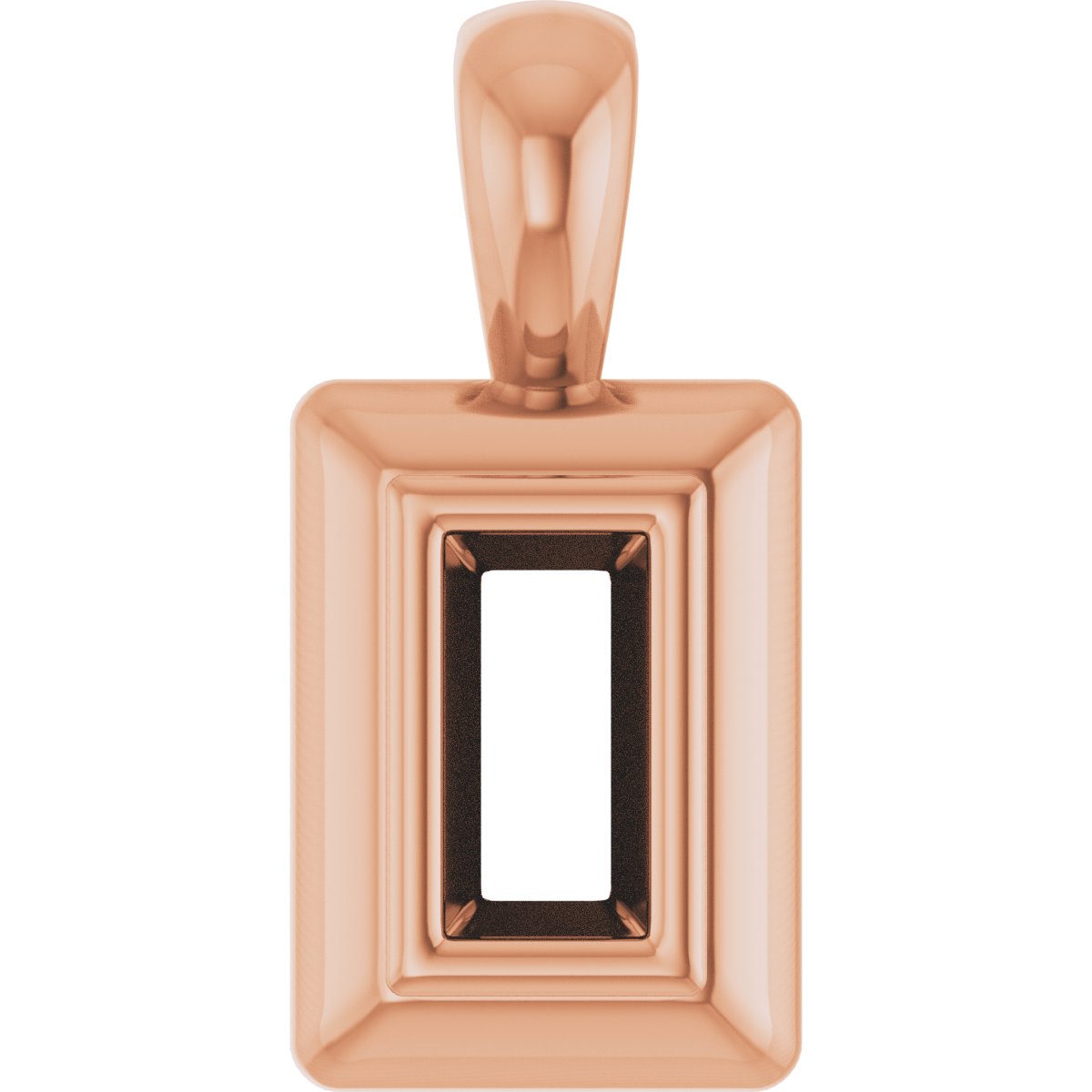 Bezel-Set Solitaire Pendant