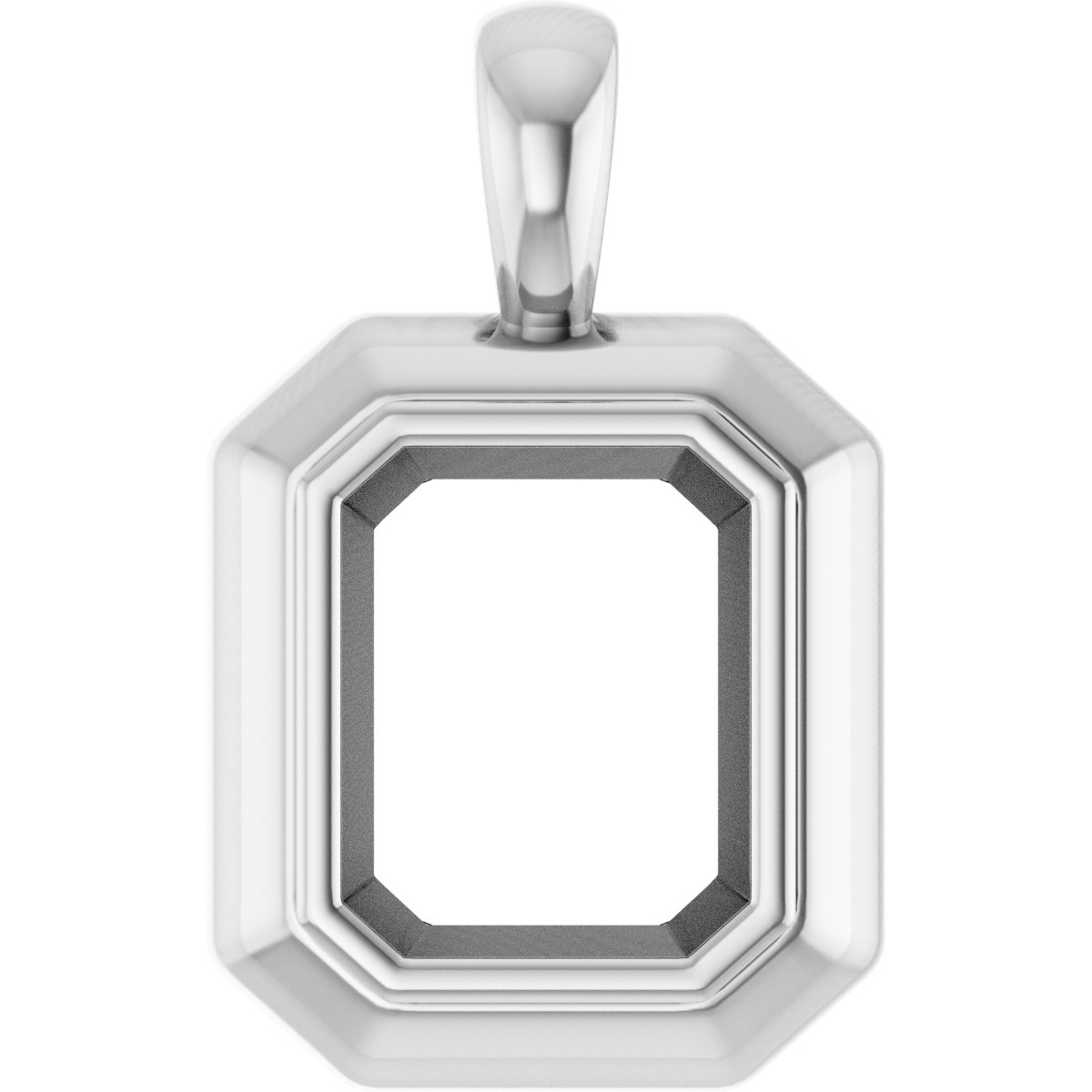Bezel-Set Solitaire Pendant