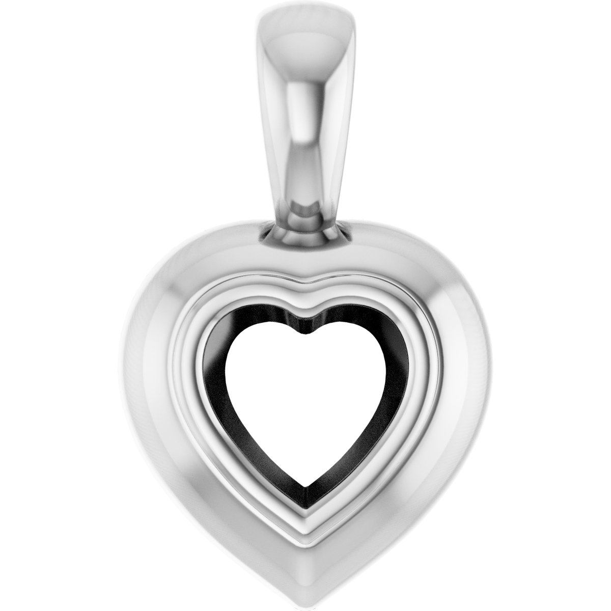 Bezel-Set Solitaire Pendant