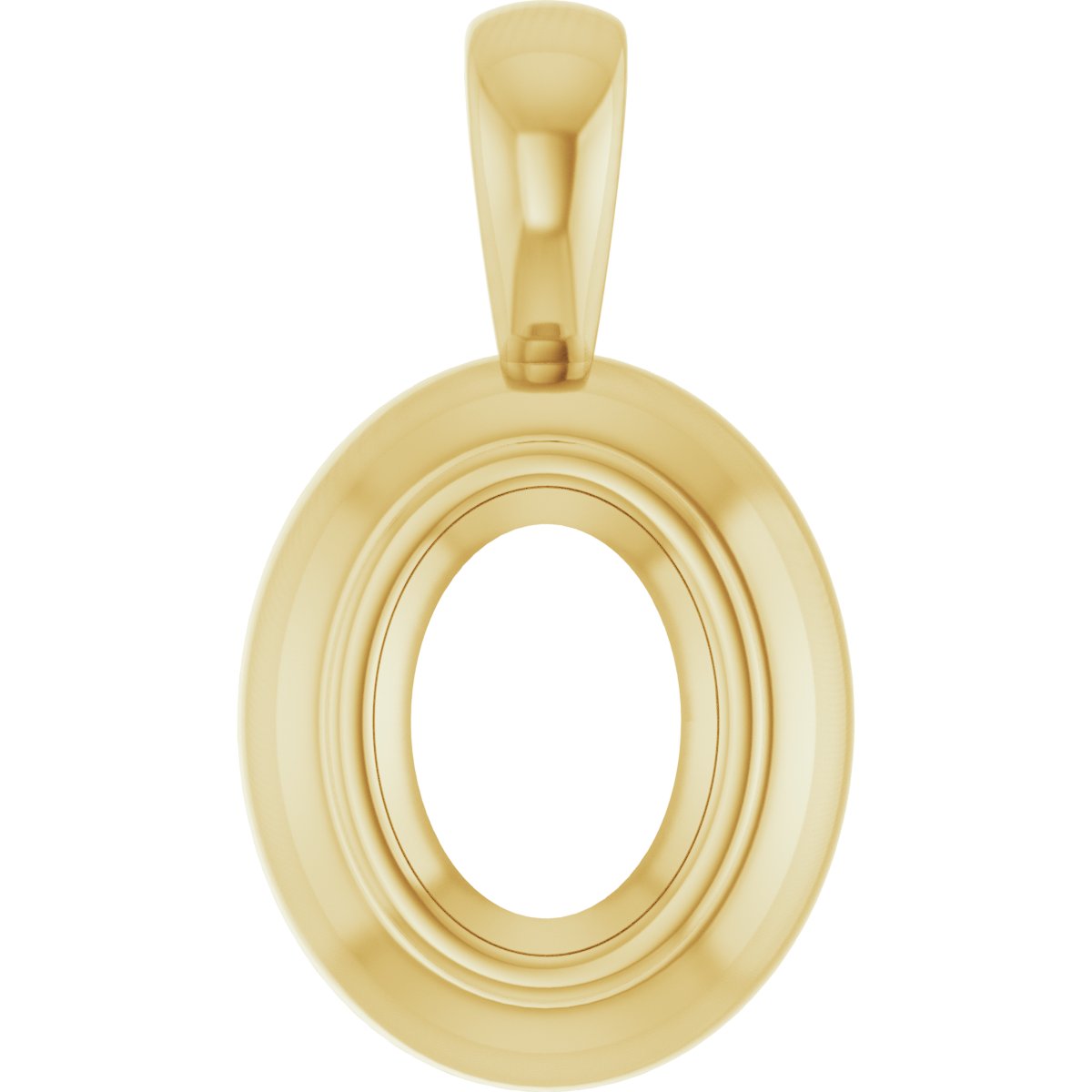 Bezel-Set Solitaire Pendant