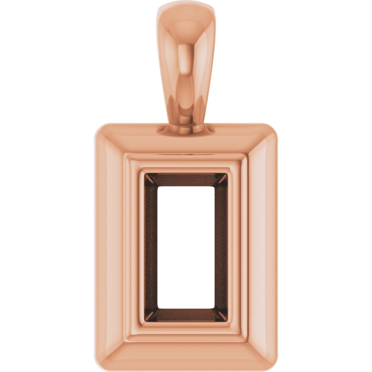 Bezel-Set Solitaire Pendant