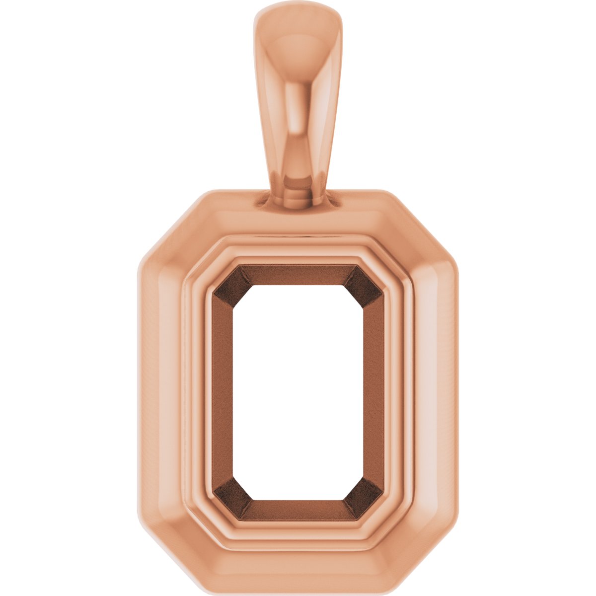 Bezel-Set Solitaire Pendant