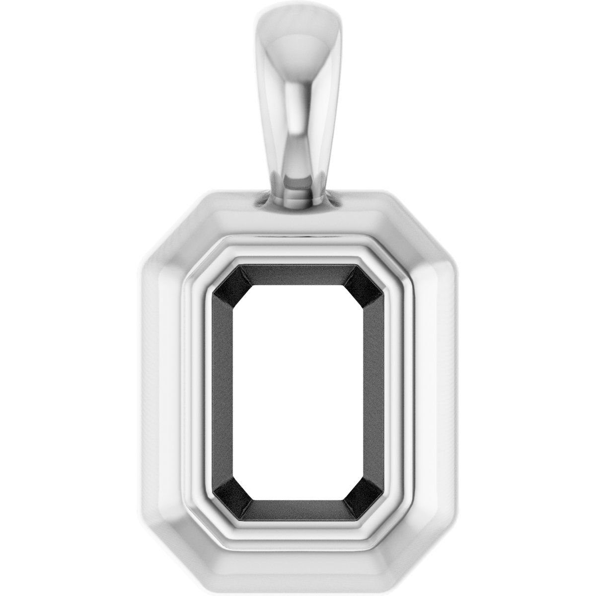 Bezel-Set Solitaire Pendant