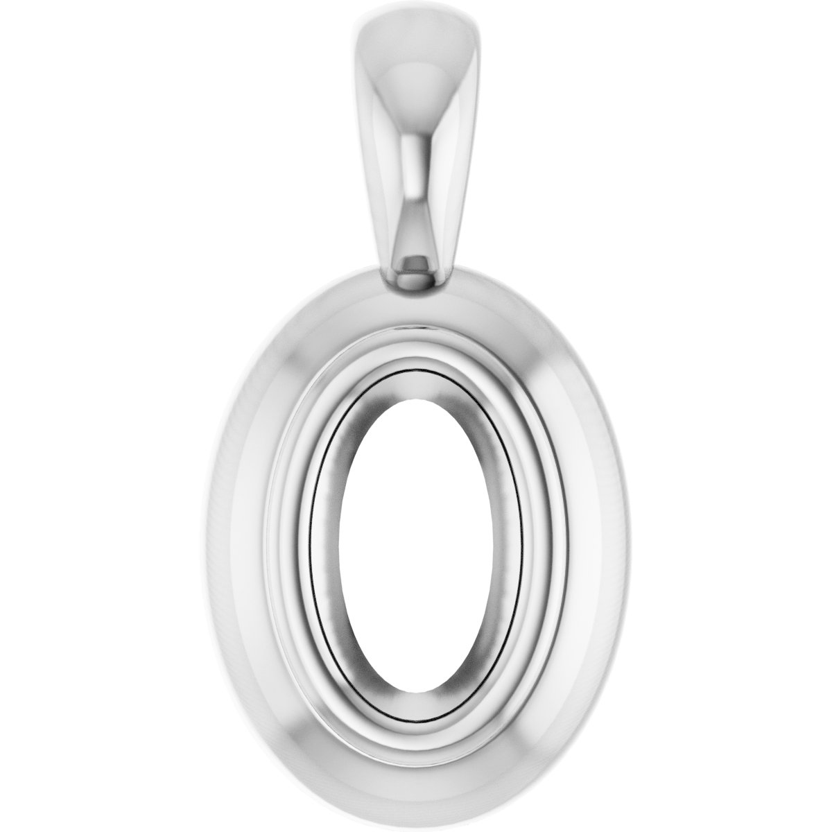 Bezel-Set Solitaire Pendant