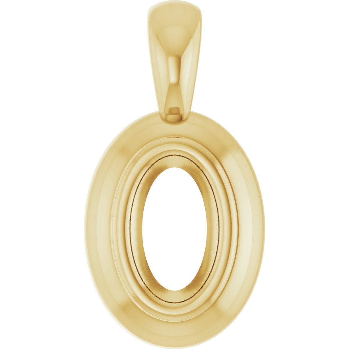 Bezel-Set Solitaire Pendant