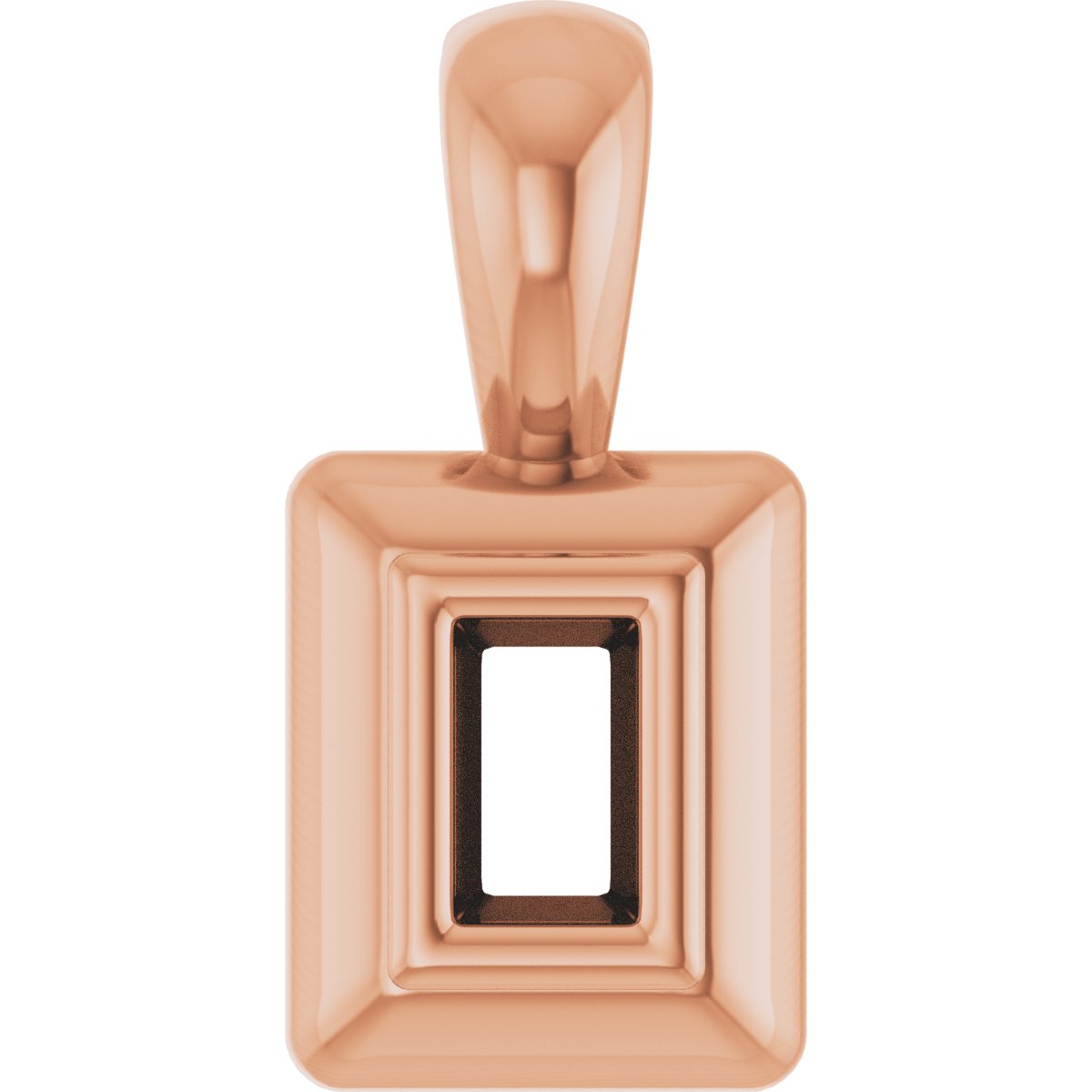 Bezel-Set Solitaire Pendant