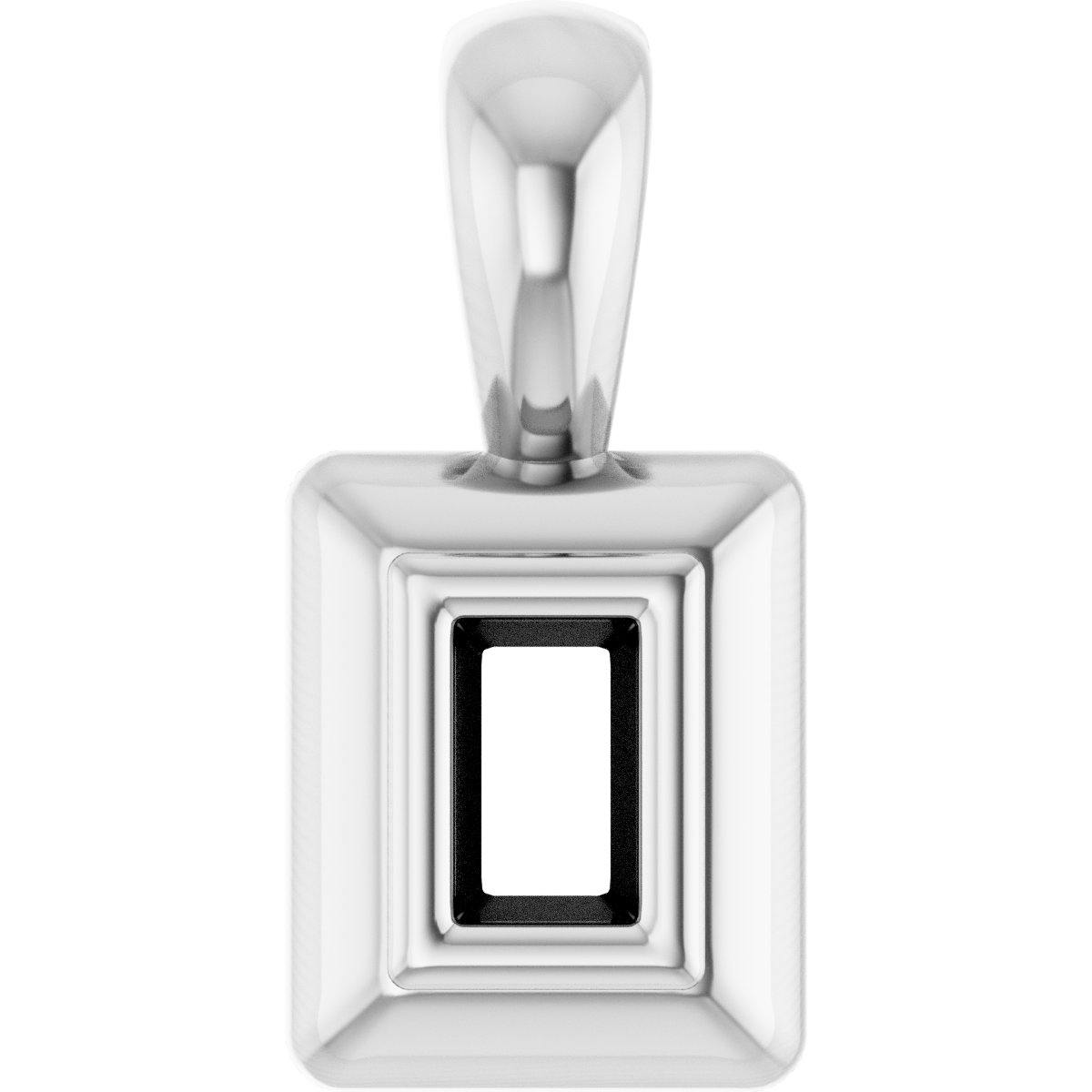Bezel-Set Solitaire Pendant