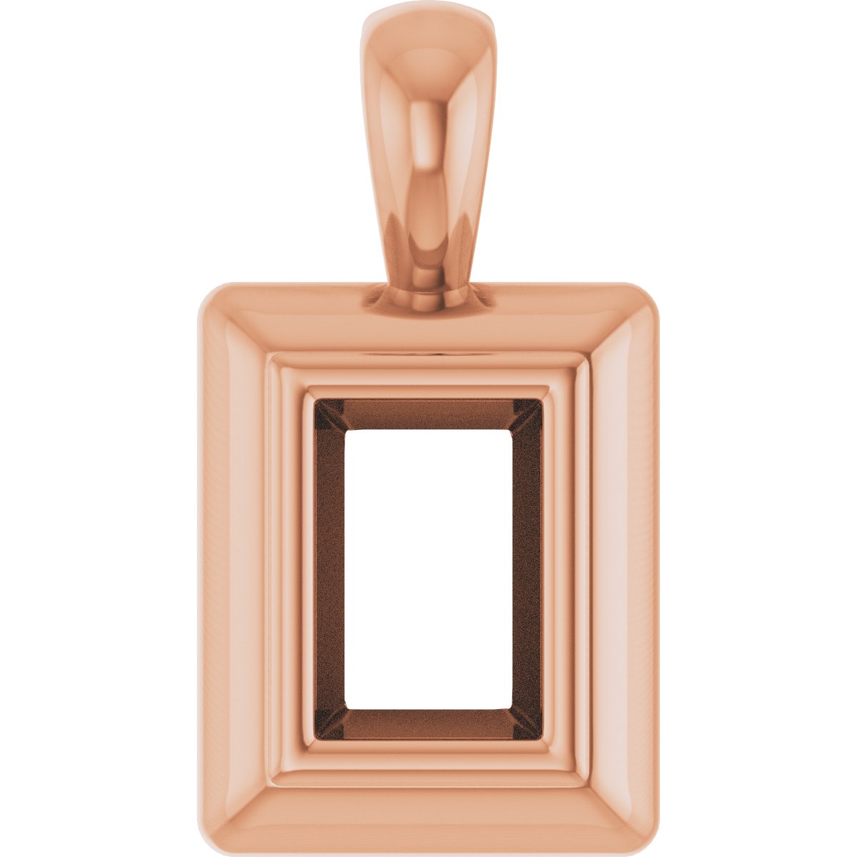 Bezel-Set Solitaire Pendant