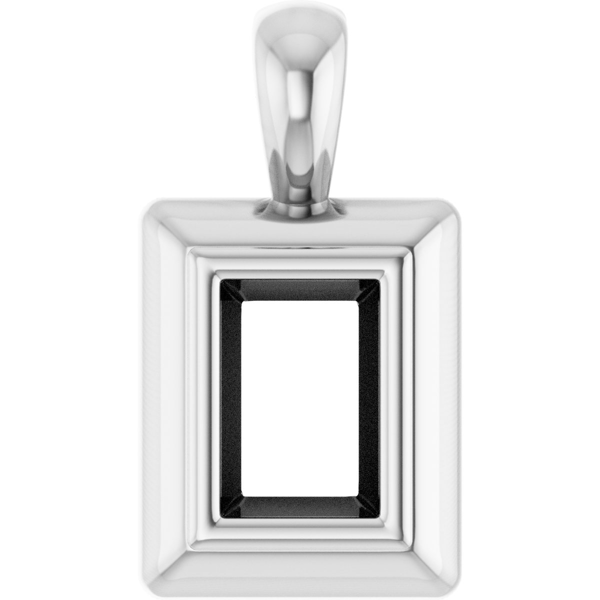 Bezel-Set Solitaire Pendant