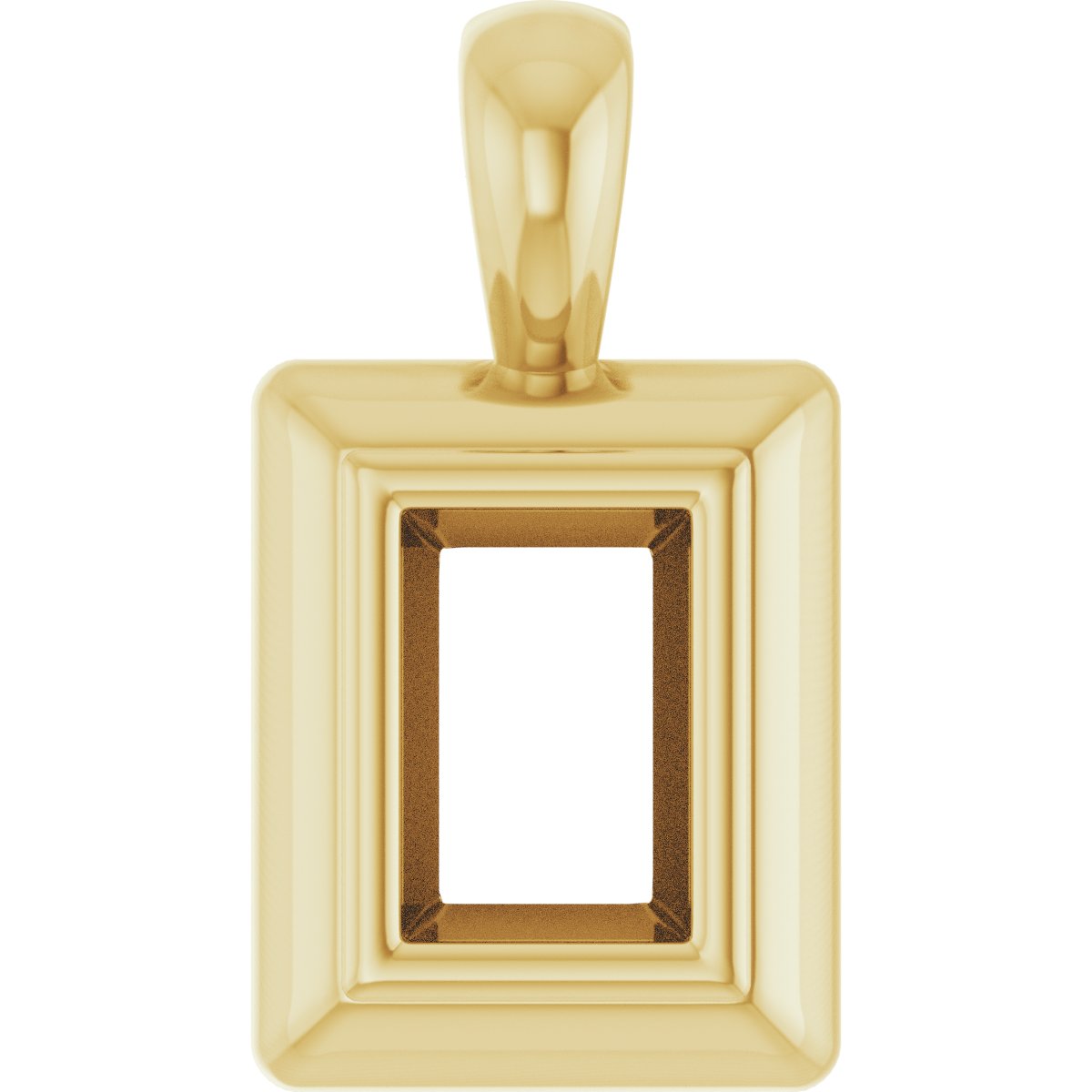 Bezel-Set Solitaire Pendant