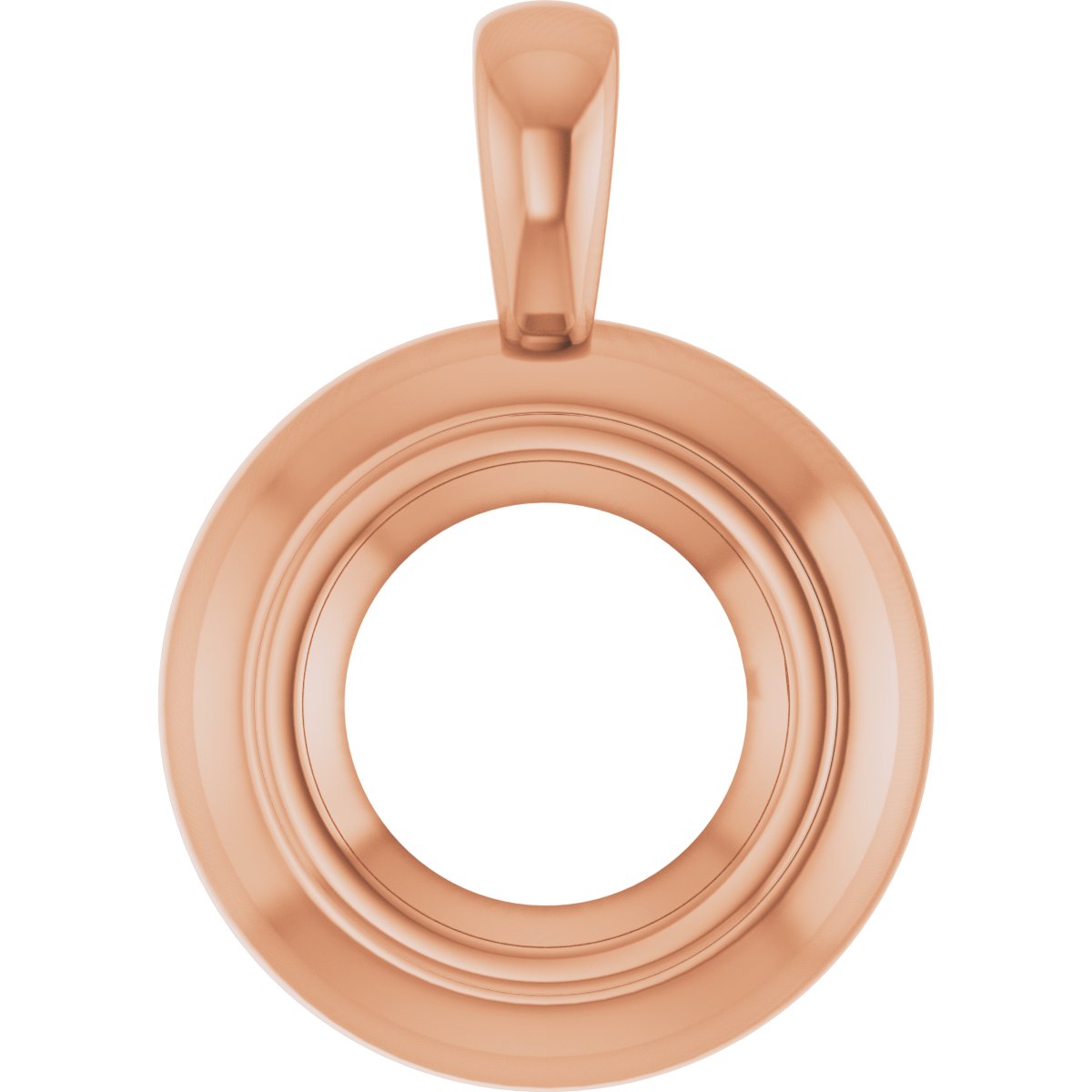 Bezel-Set Solitaire Pendant