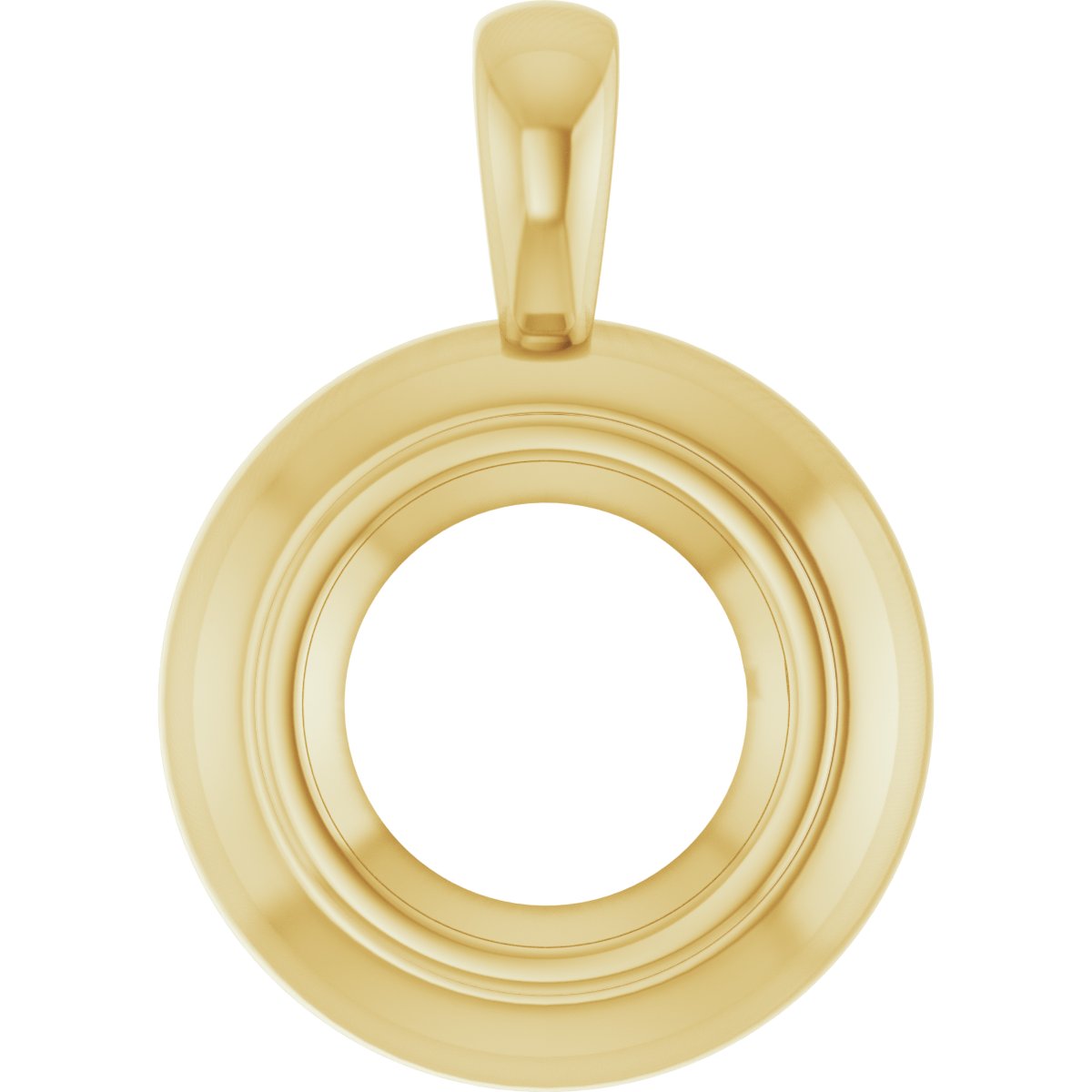 Bezel-Set Solitaire Pendant