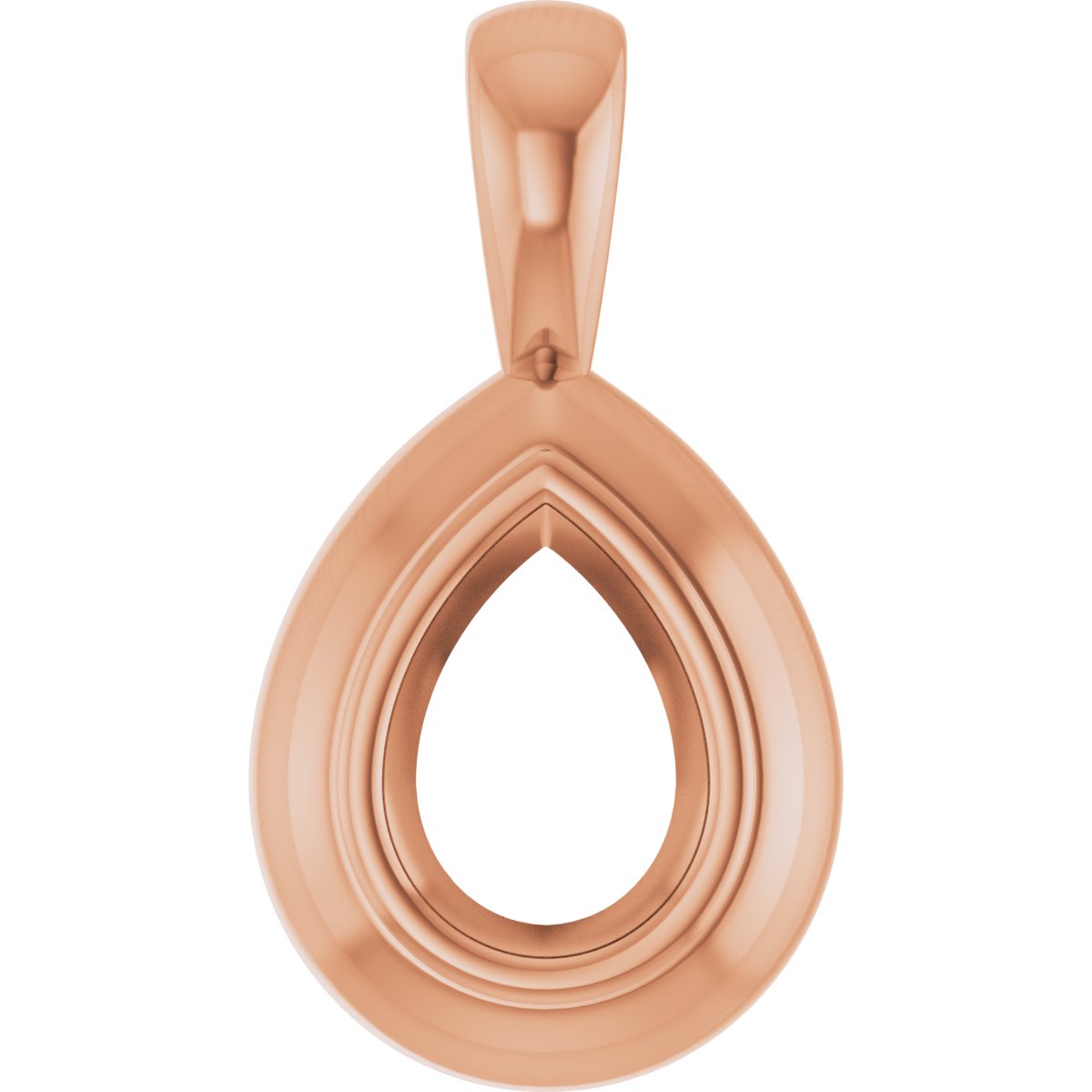 Bezel-Set Solitaire Pendant
