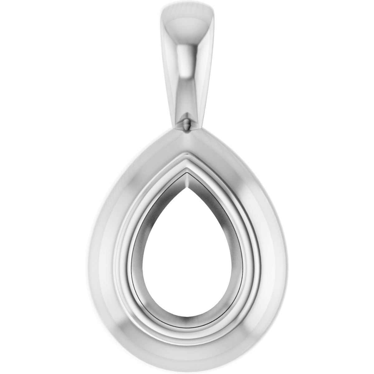 Bezel-Set Solitaire Pendant