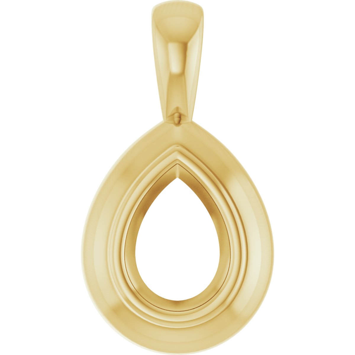 Bezel-Set Solitaire Pendant