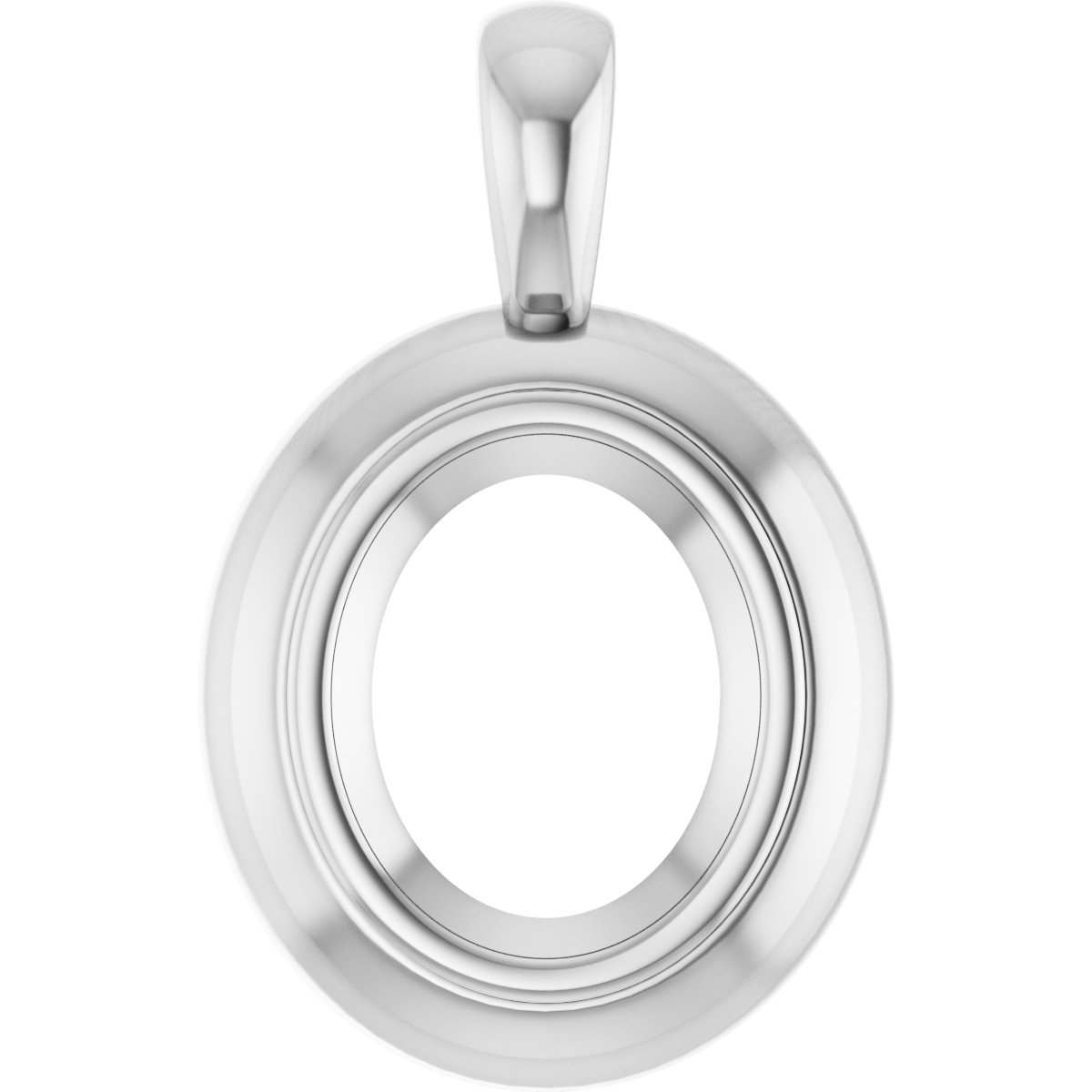 Bezel-Set Solitaire Pendant