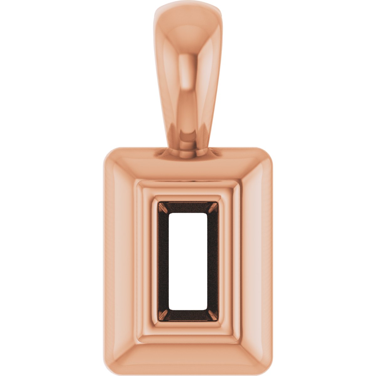 Bezel-Set Solitaire Pendant