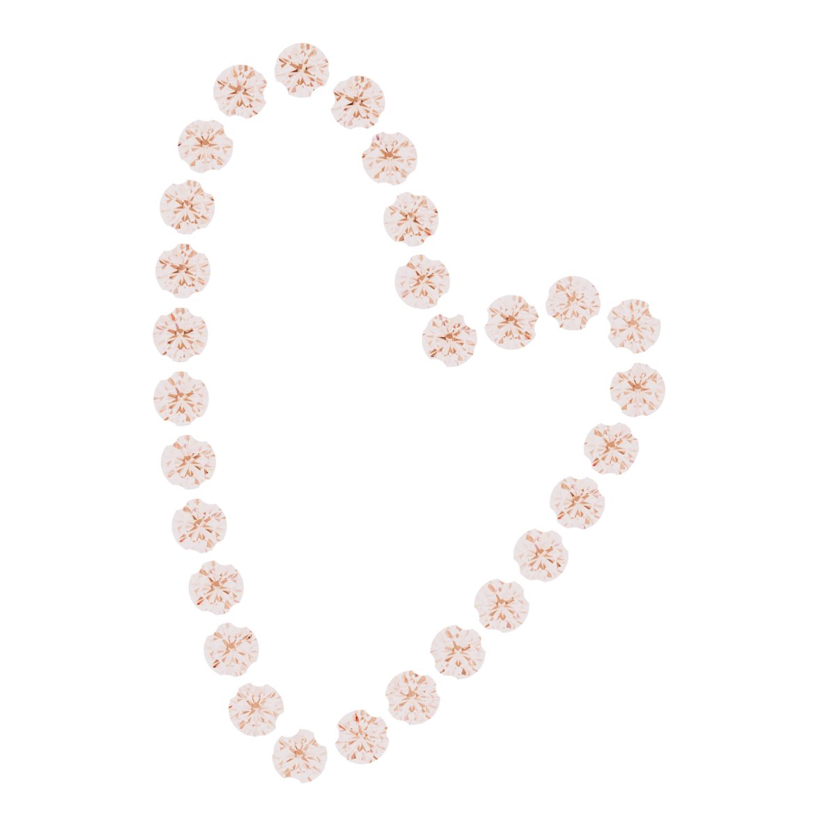 Accented Heart Necklace or Pendant