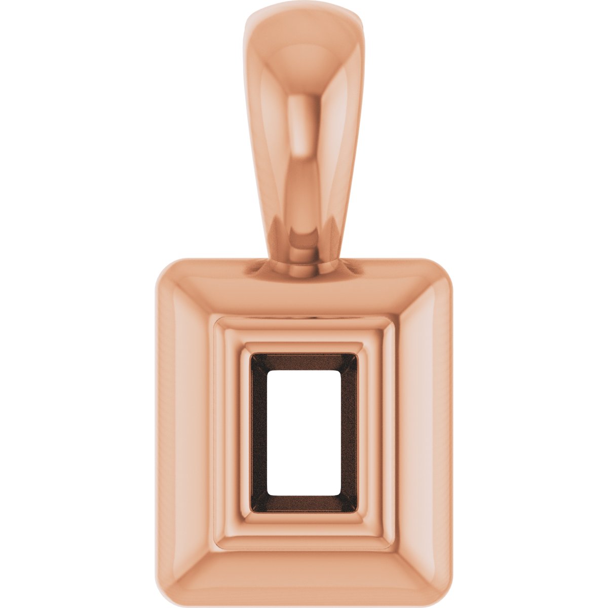 Bezel-Set Solitaire Pendant