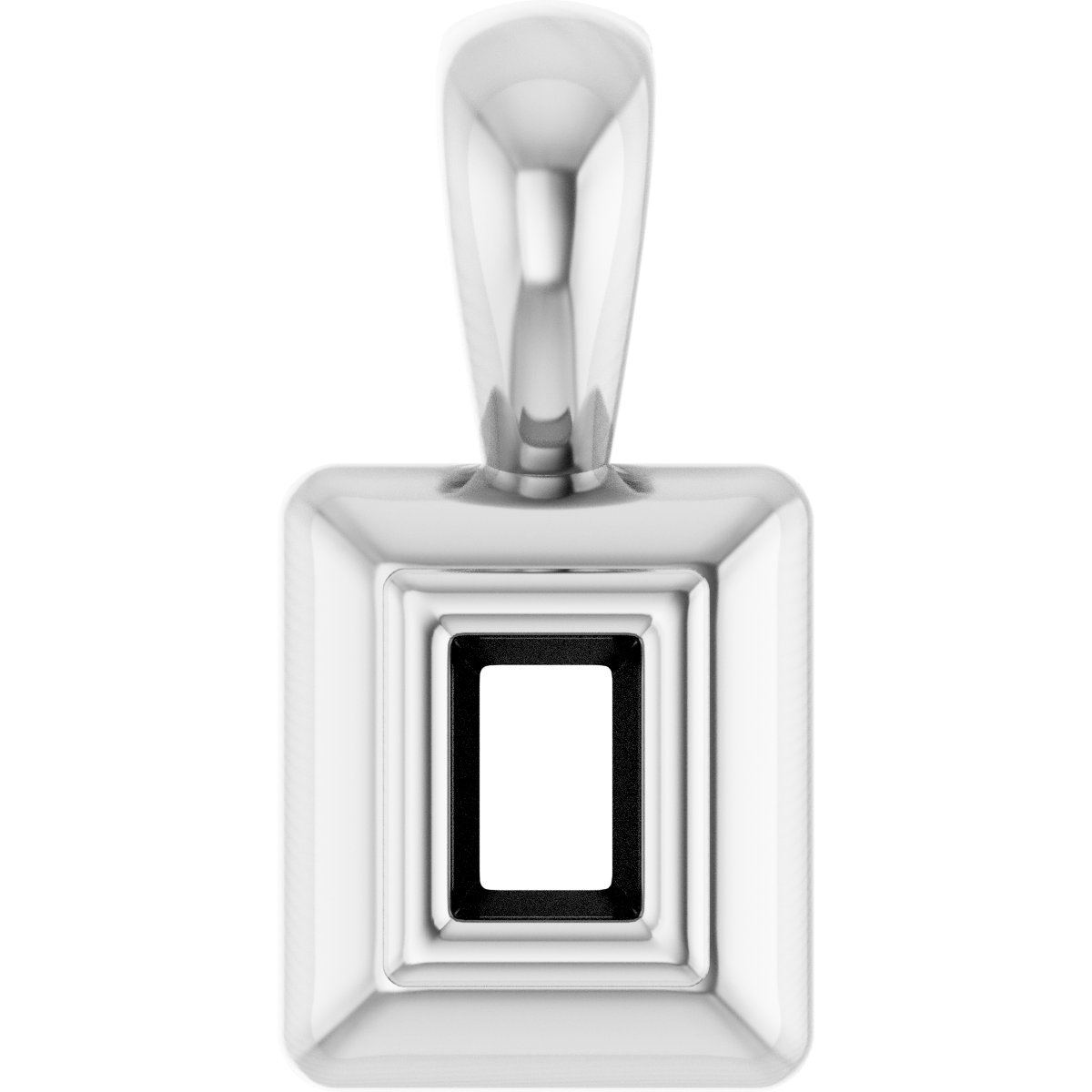 Bezel-Set Solitaire Pendant