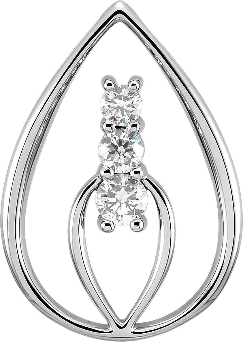 1/2 CTW Natural Diamond Pendant