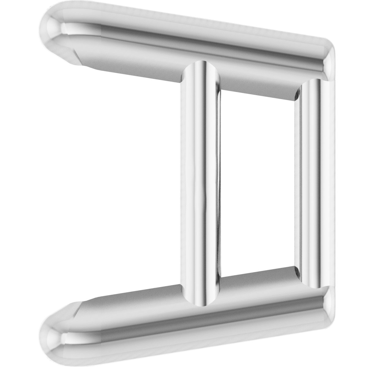 Square 4-Prong Ultra-Lightweight Earring Setting