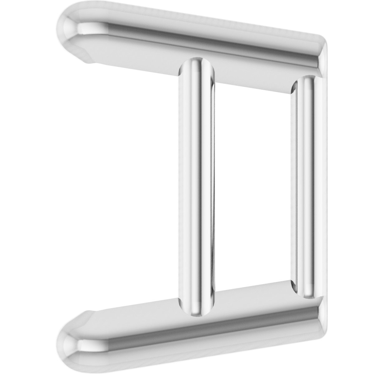 Square 4-Prong Ultra-Lightweight Earring Setting