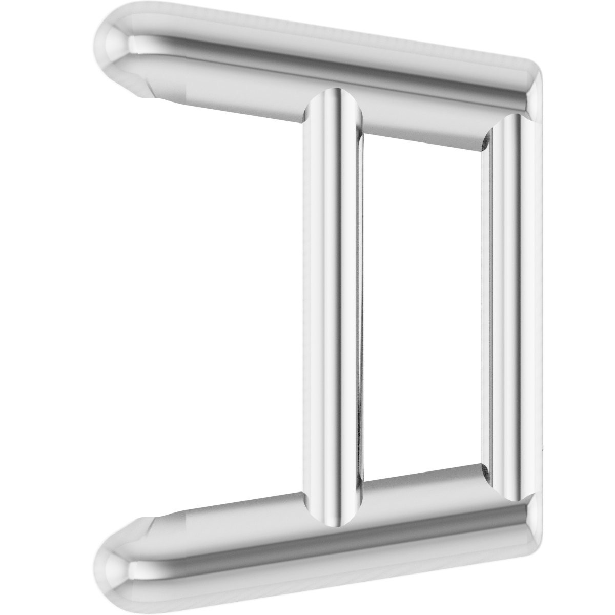 Square 4-Prong Ultra-Lightweight Earring Setting