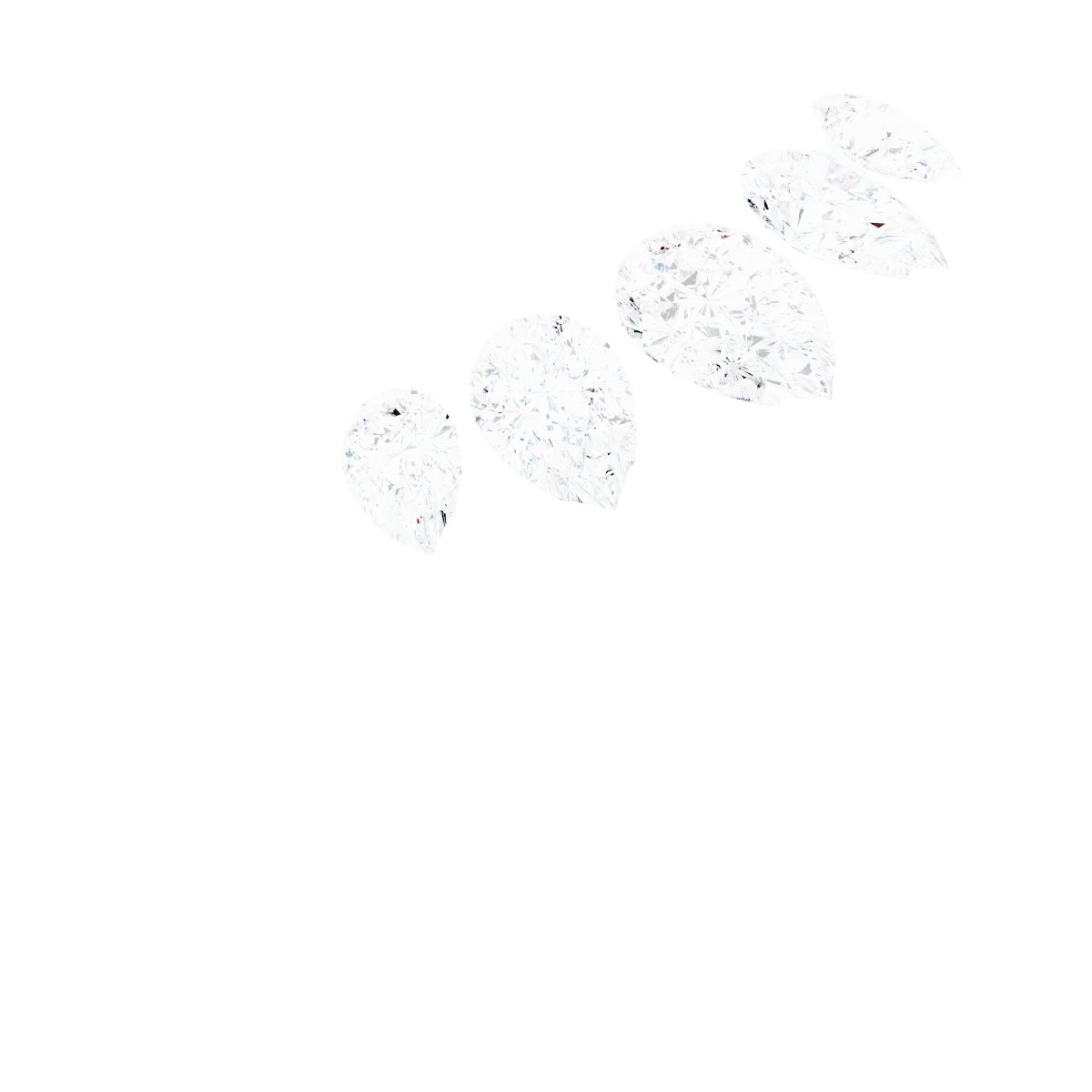 1/2 CTW Natural Diamond Contour Band – 14K White Gold