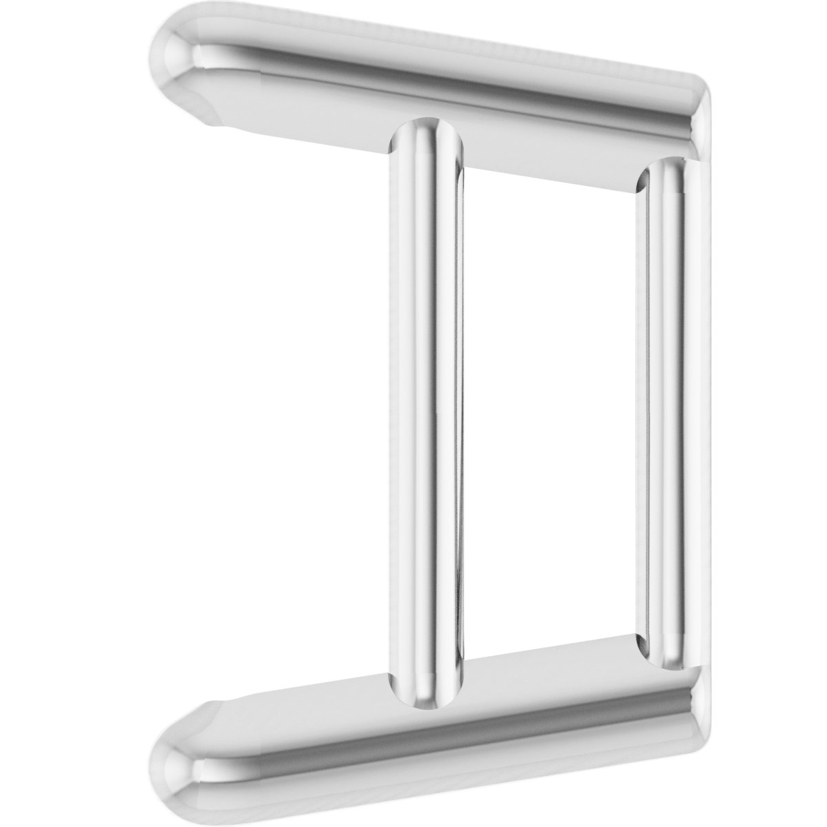 Square 4-Prong Ultra-Lightweight Earring Setting