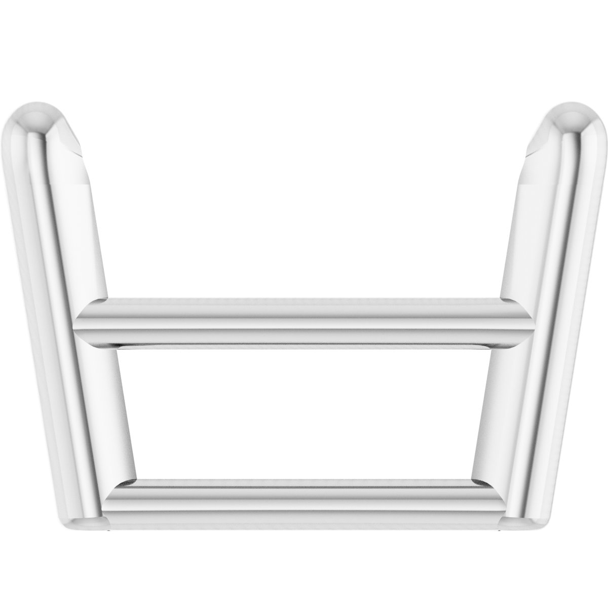 Square 4-Prong Ultra-Lightweight Basket Setting