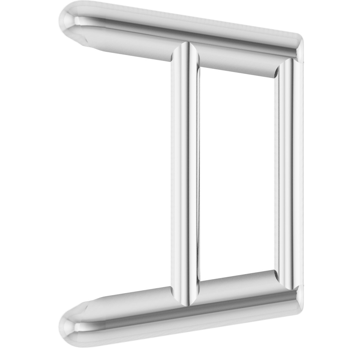 Square 4-Prong Ultra-Lightweight Earring Setting