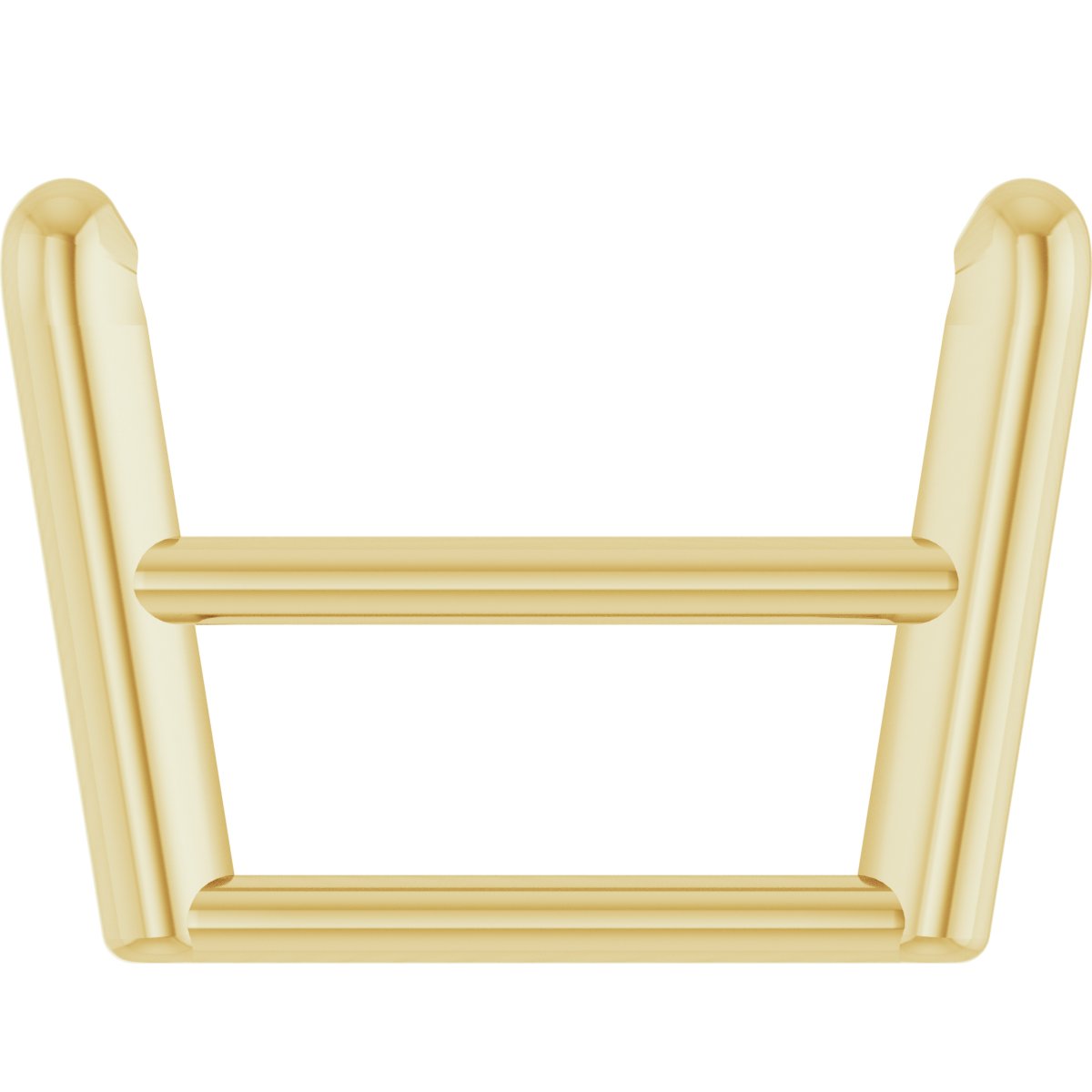 Square 4-Prong Ultra-Lightweight Basket Setting
