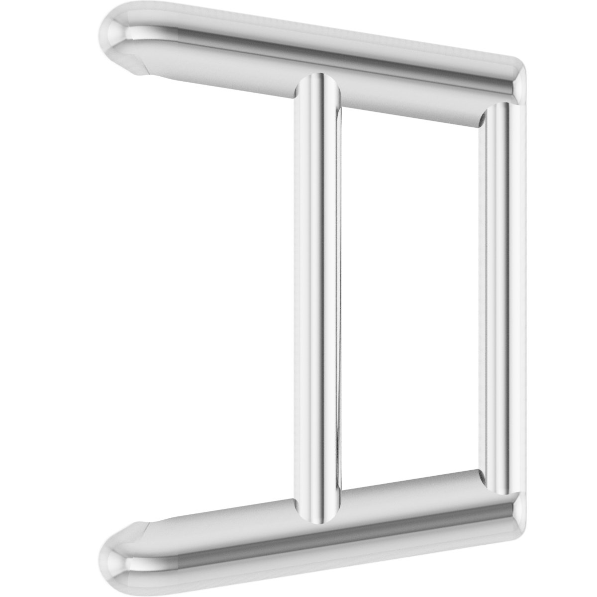 Square 4-Prong Ultra-Lightweight Earring Setting