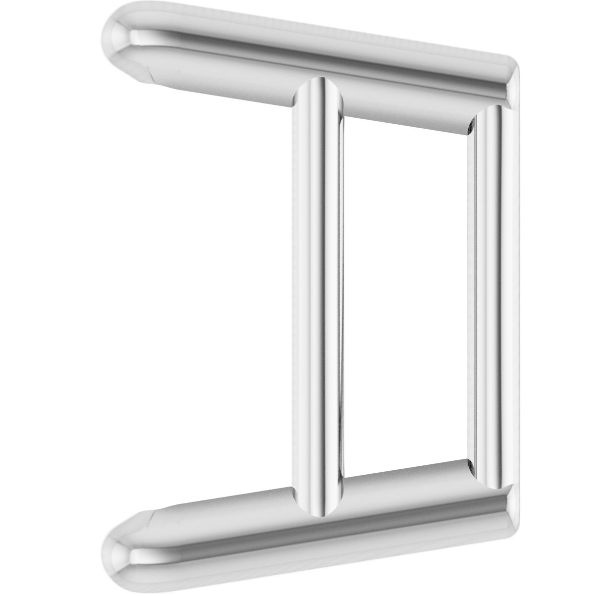 Square 4-Prong Ultra-Lightweight Earring Setting