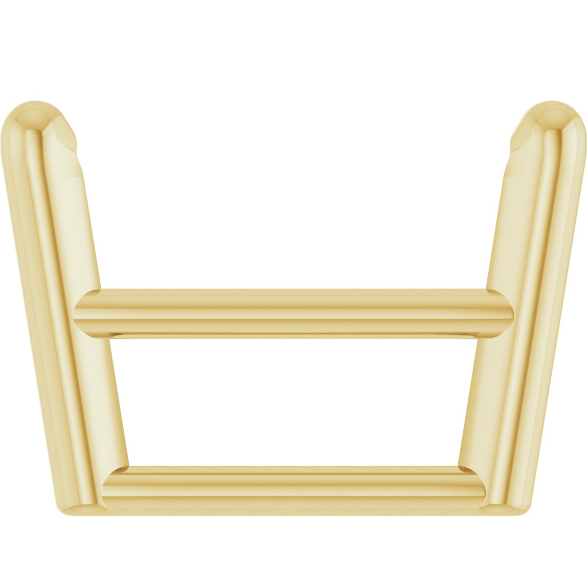 Square 4-Prong Ultra-Lightweight Basket Setting