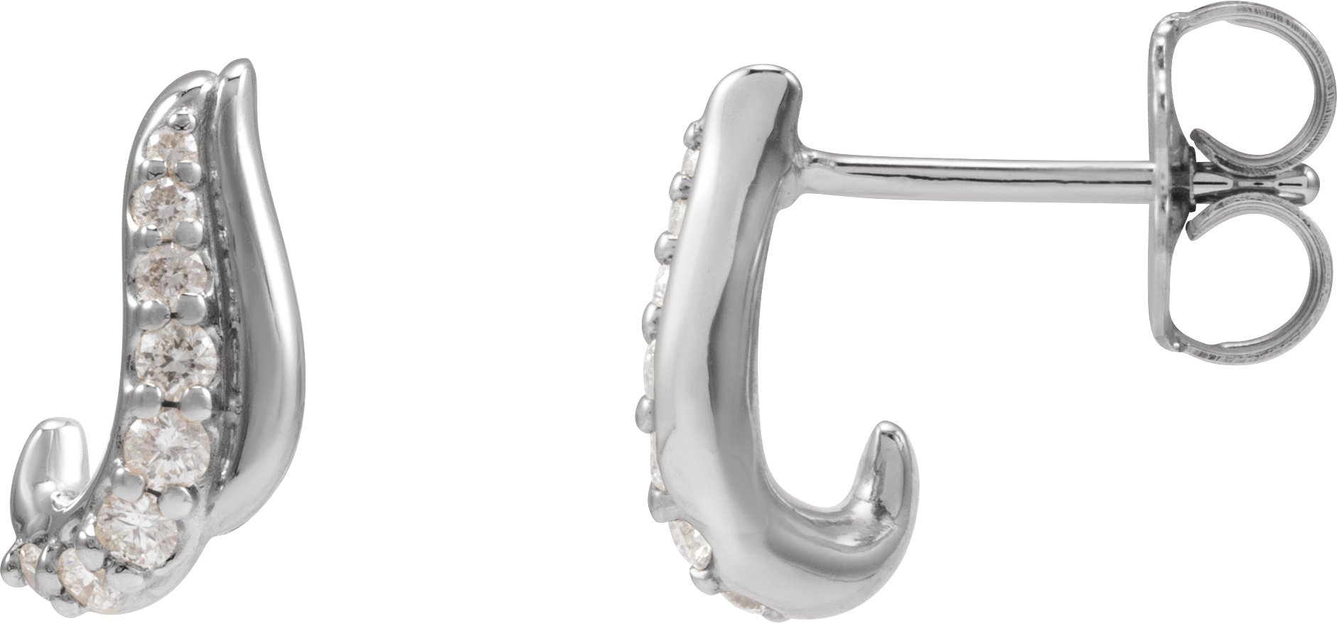 Alternative view of Accented Freeform Earrings