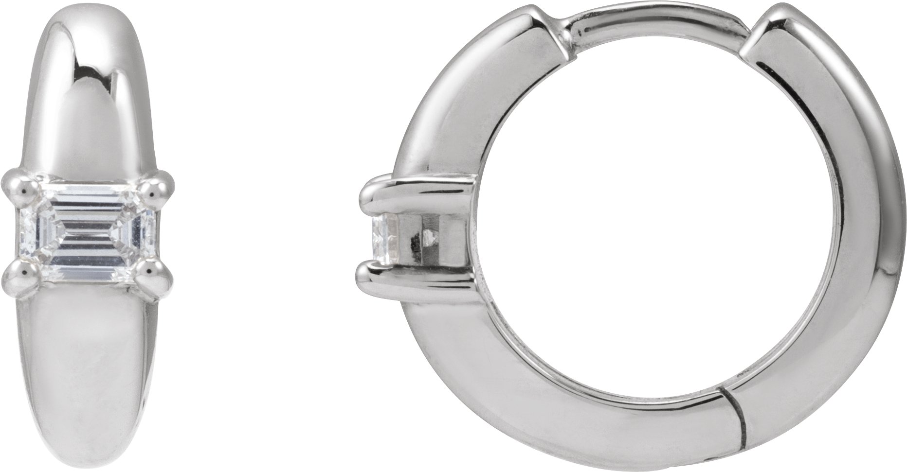 Accented Hoop Earrings