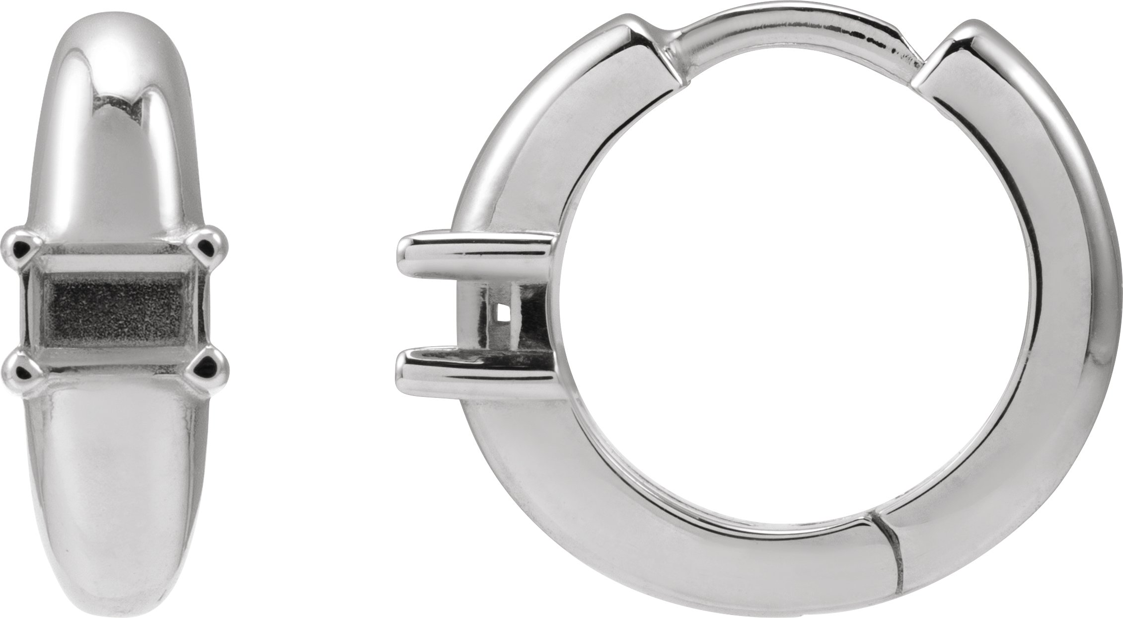 Accented Hoop Earrings