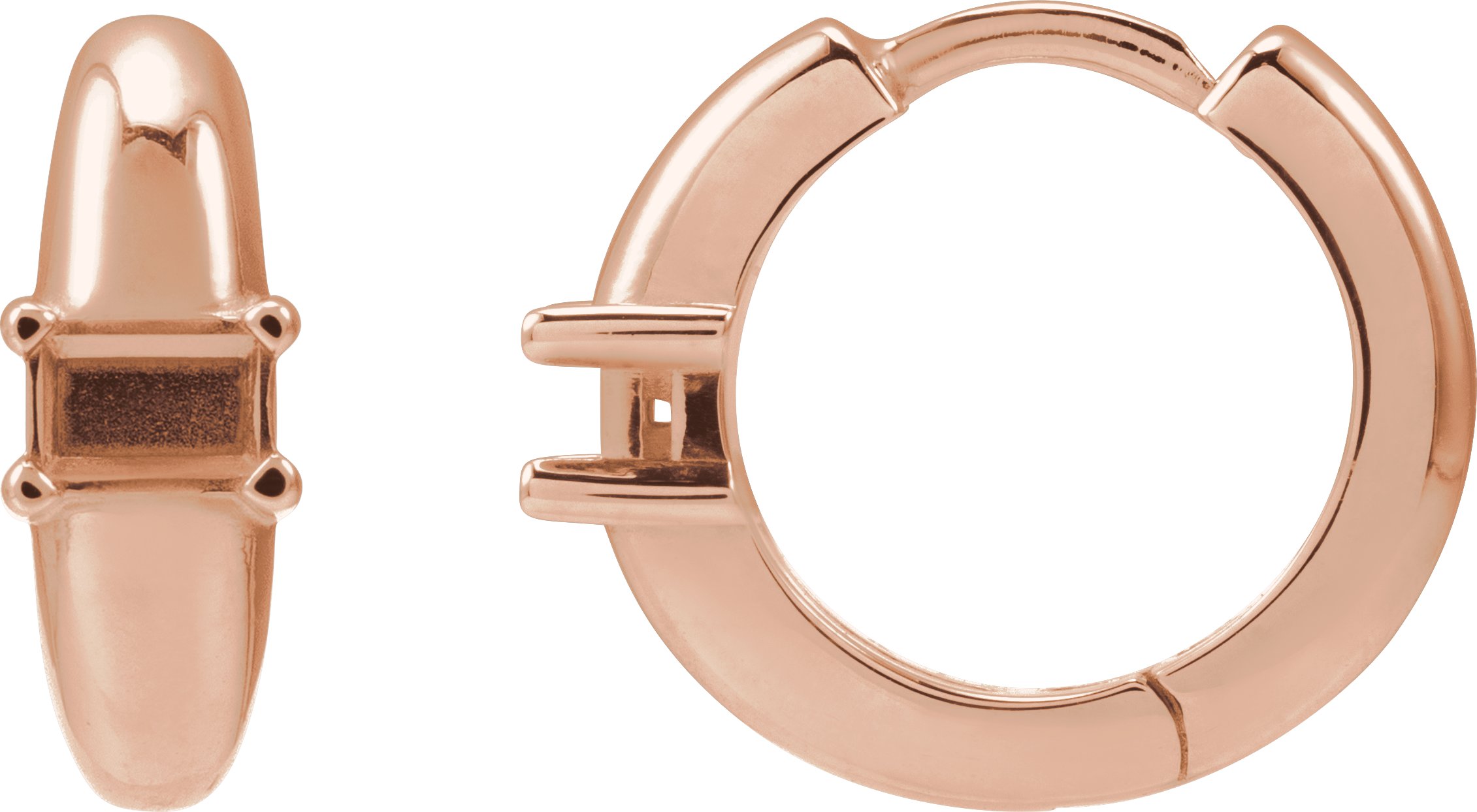 Accented Hoop Earrings