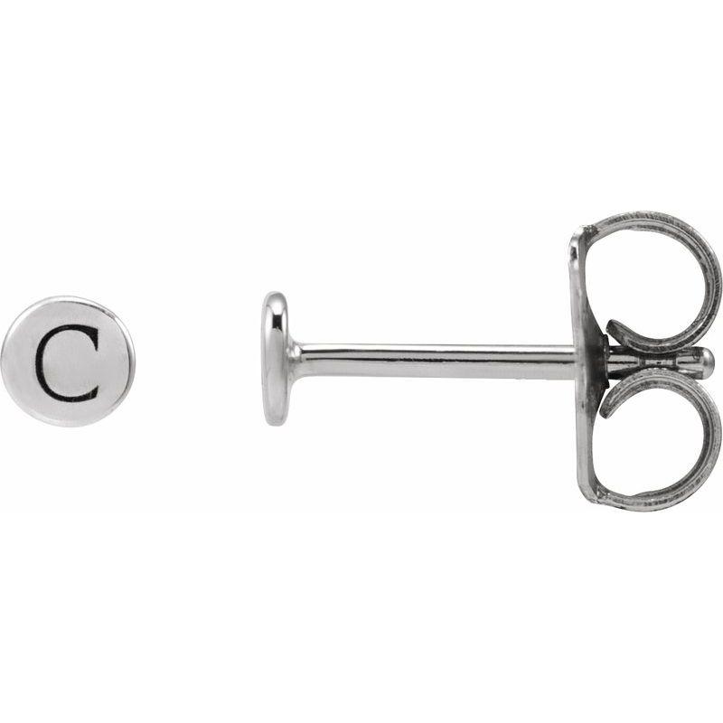 Engravable Disc Earrings