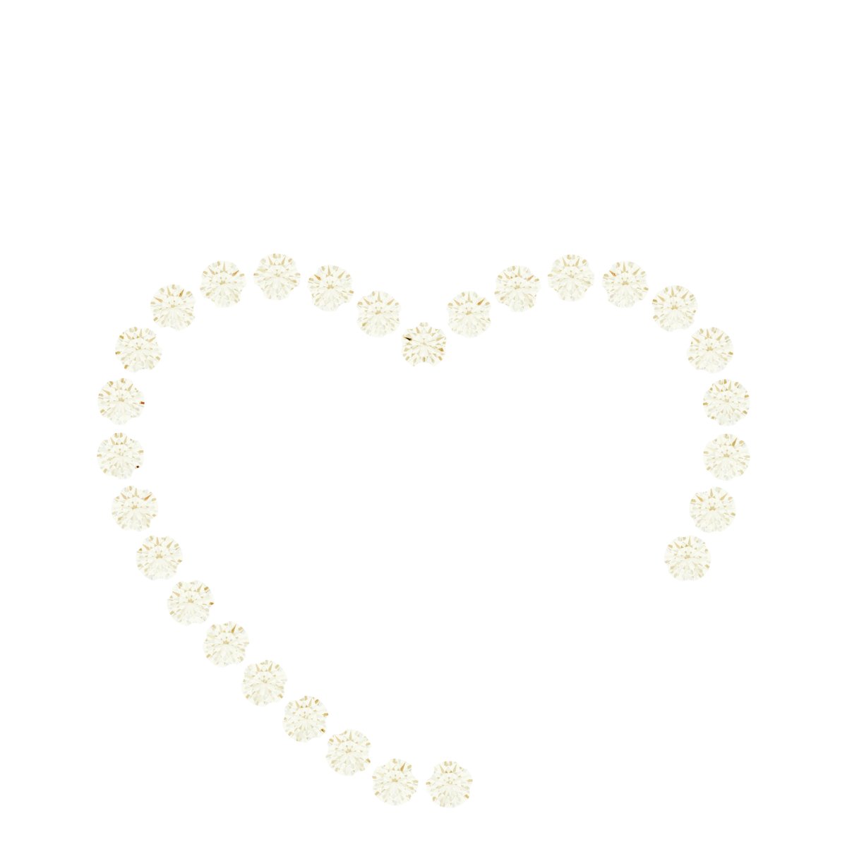 Accented Family Heart Pendant