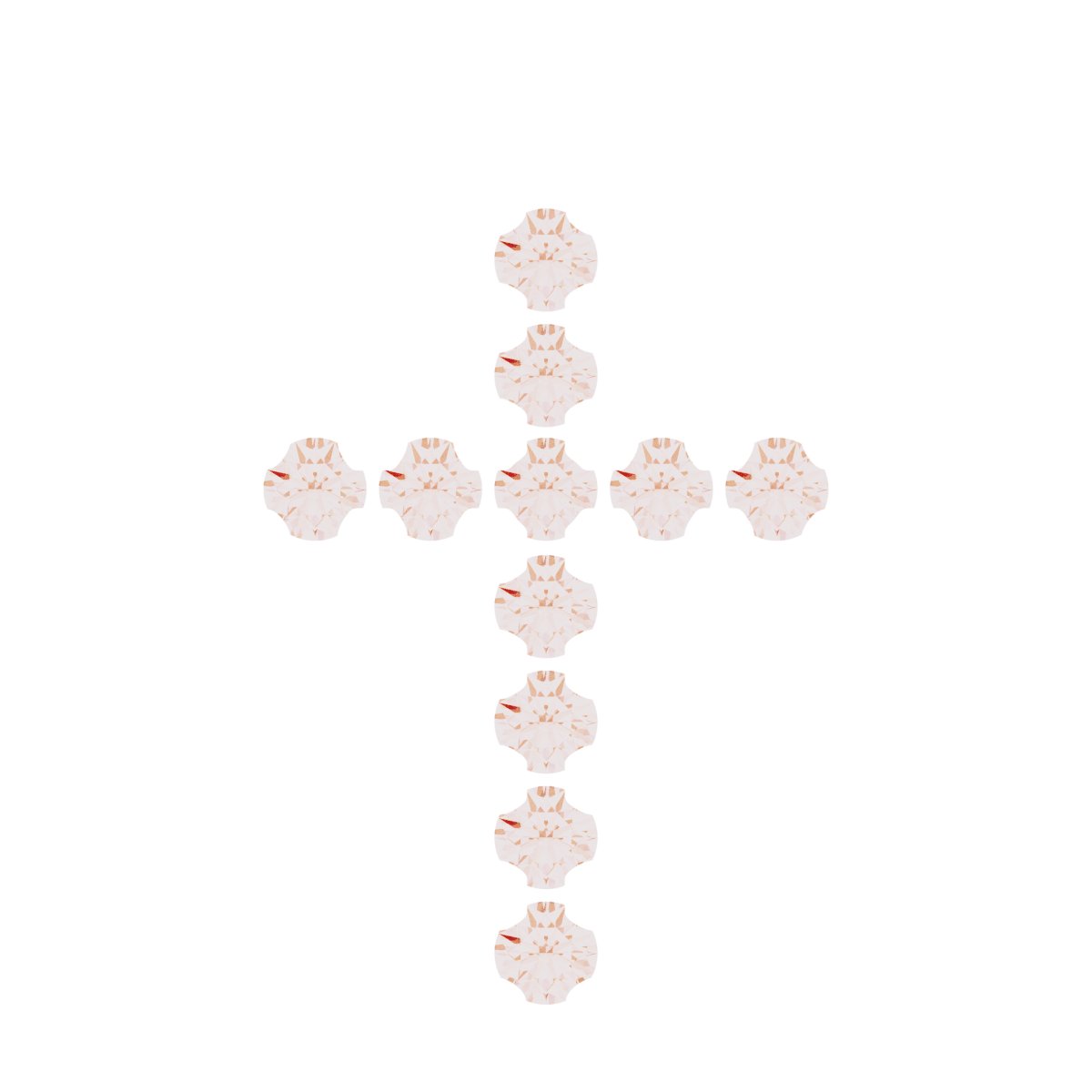 Accented Cross Dangle