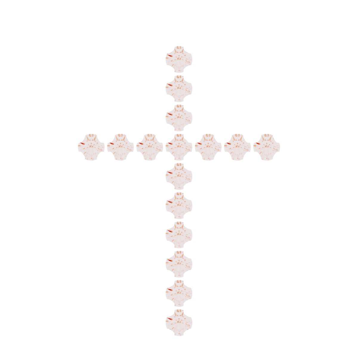Accented Cross Dangle