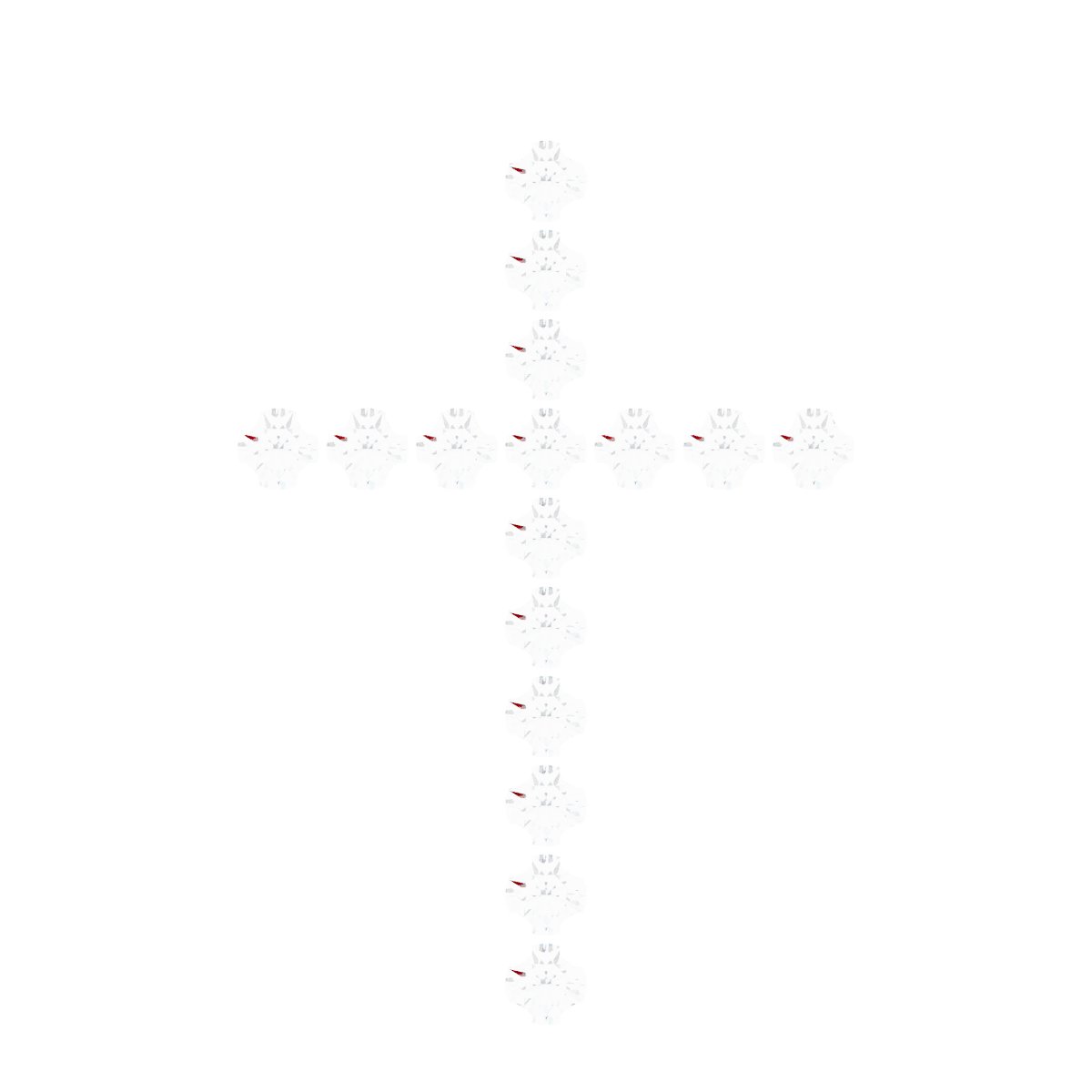 Accented Cross Dangle