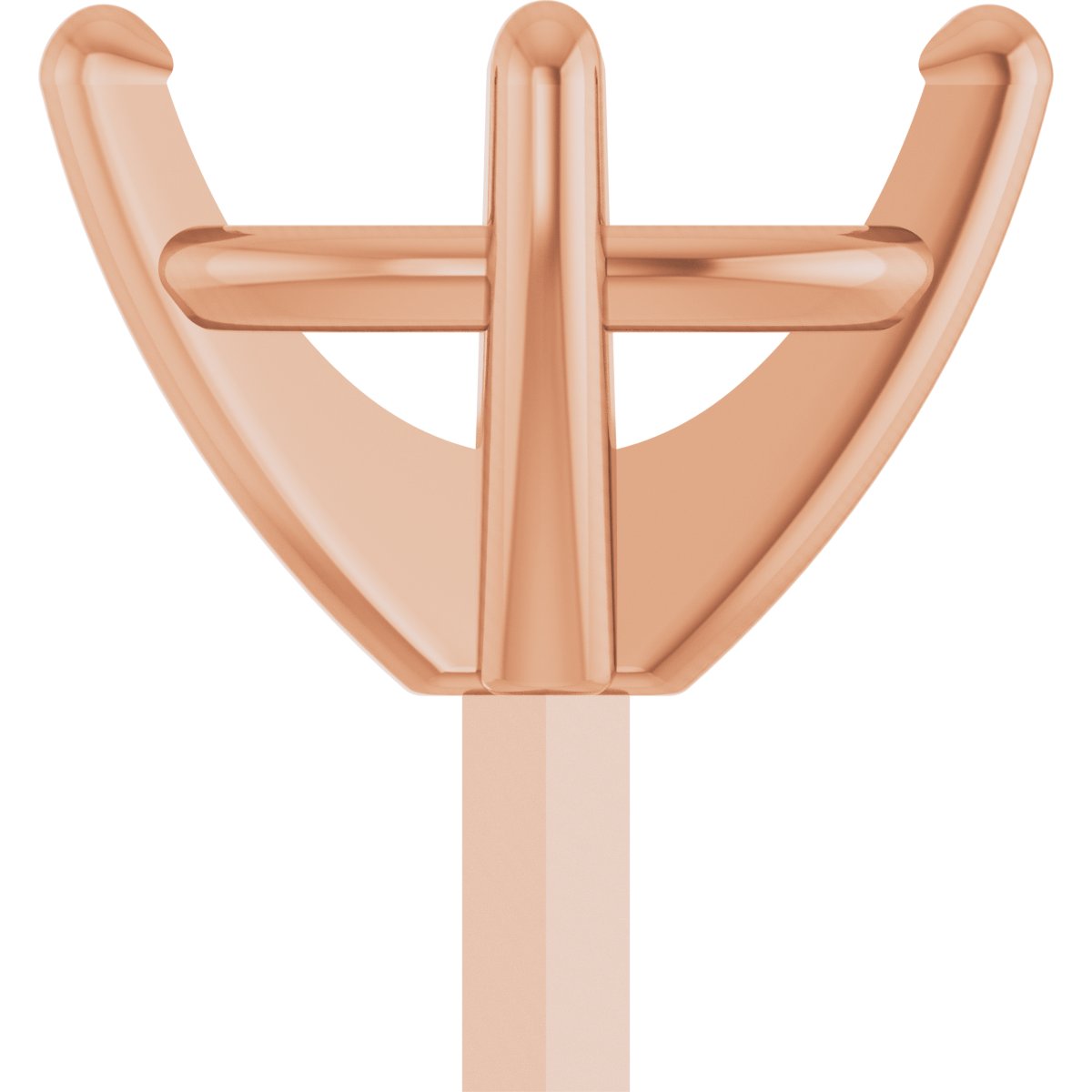 Oval 4-Prong Peg Setting