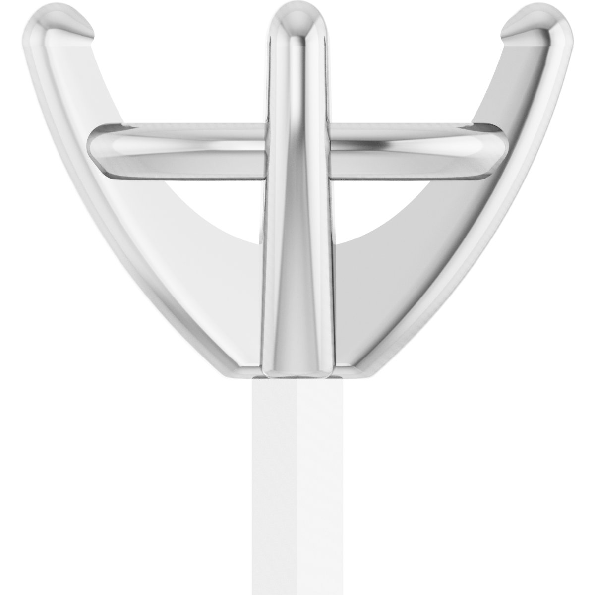 Oval 4-Prong Peg Setting